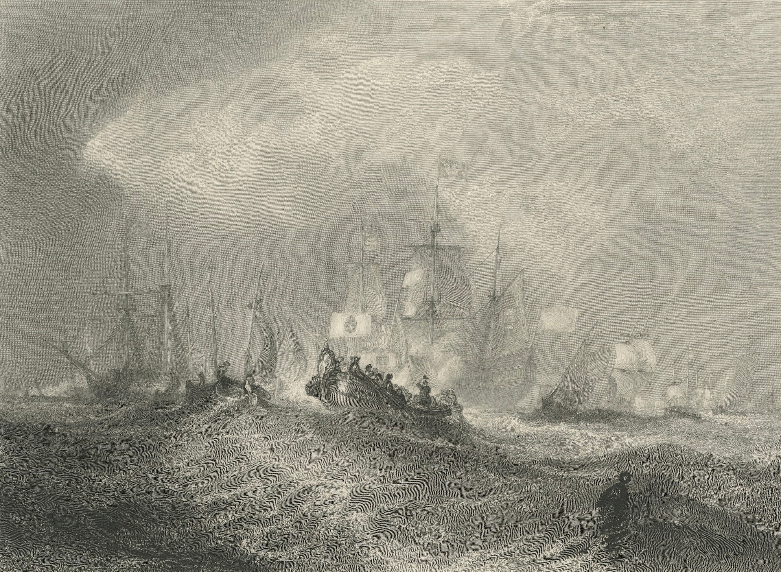Prince of Orange Landing at Torbay after J.M.W. Turner, c.1850