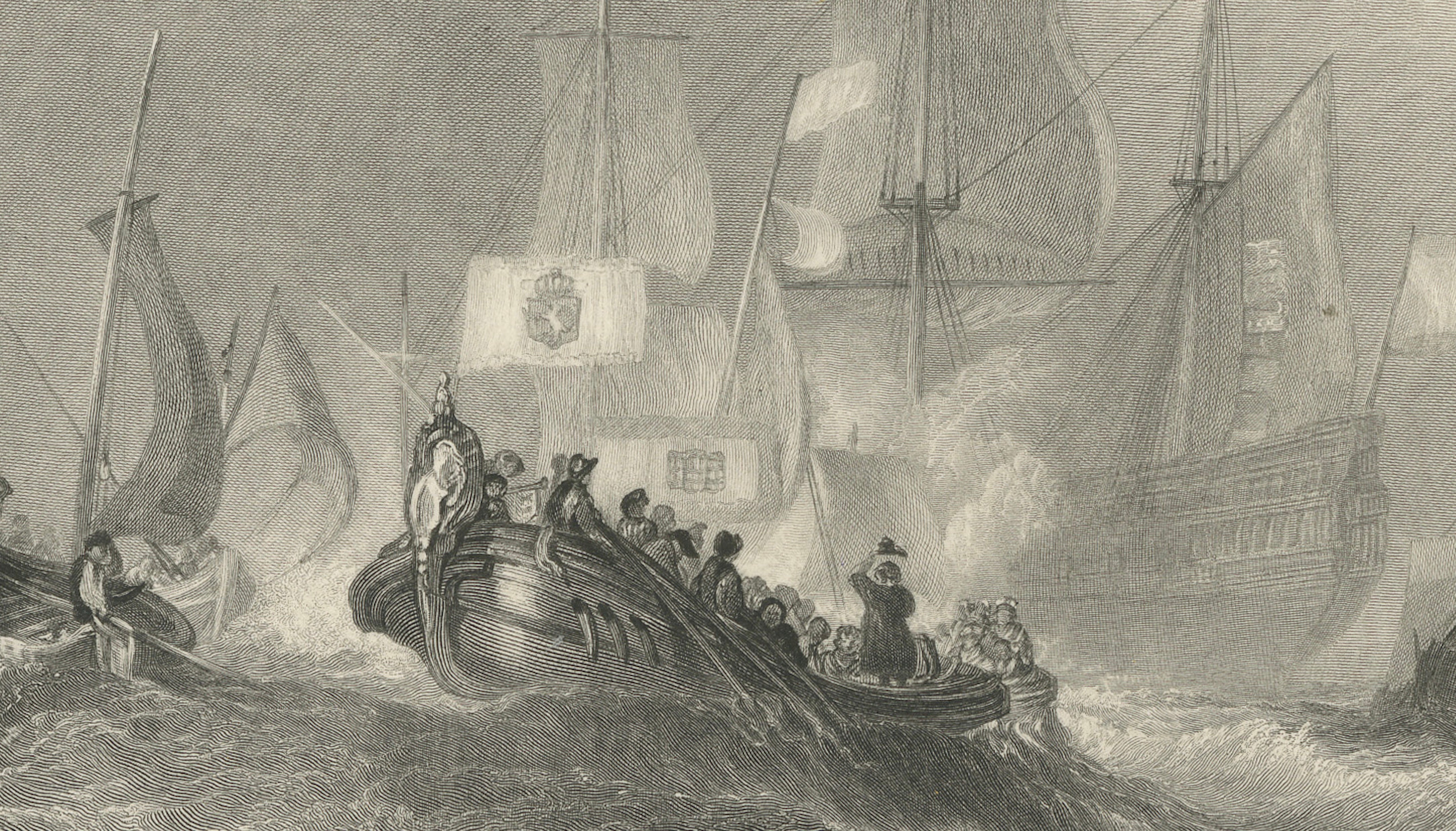 Prince of Orange Landing at Torbay after J.M.W. Turner, c.1850
