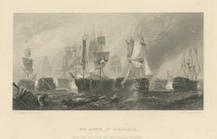 The Battle of Trafalgar, Admiral Nelson & British Fleet, 1805