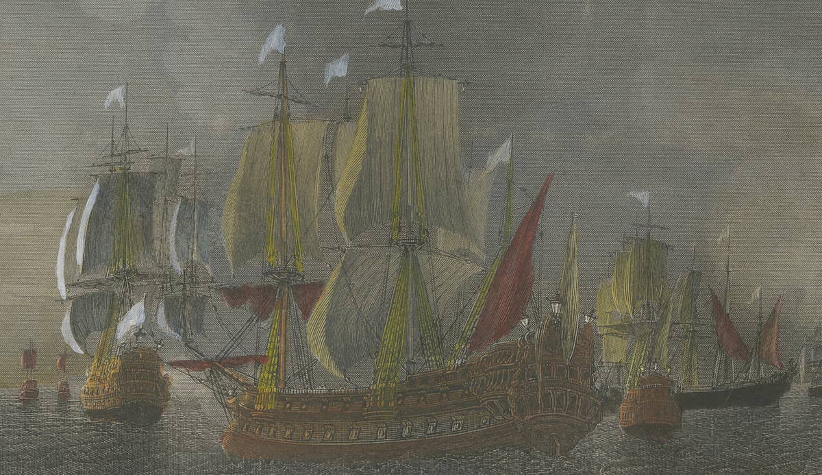 Chevalier de Saint-Pol Fighting a Dutch Squadron, c. 1840