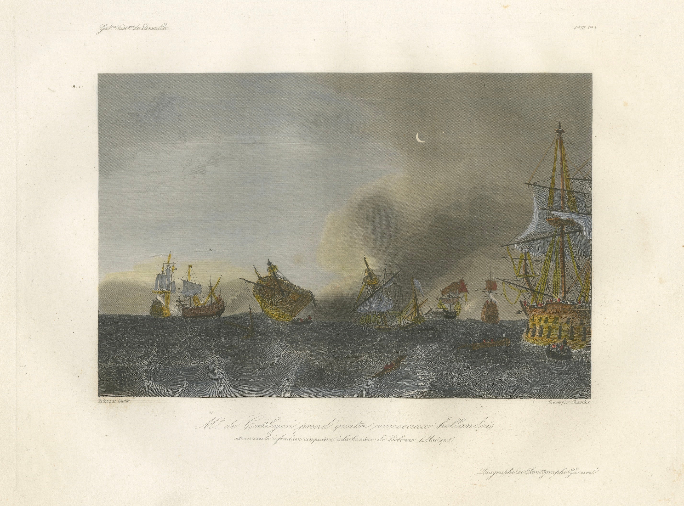 Coëtlogon Captures Four Dutch Warships off Lisbon, 1839