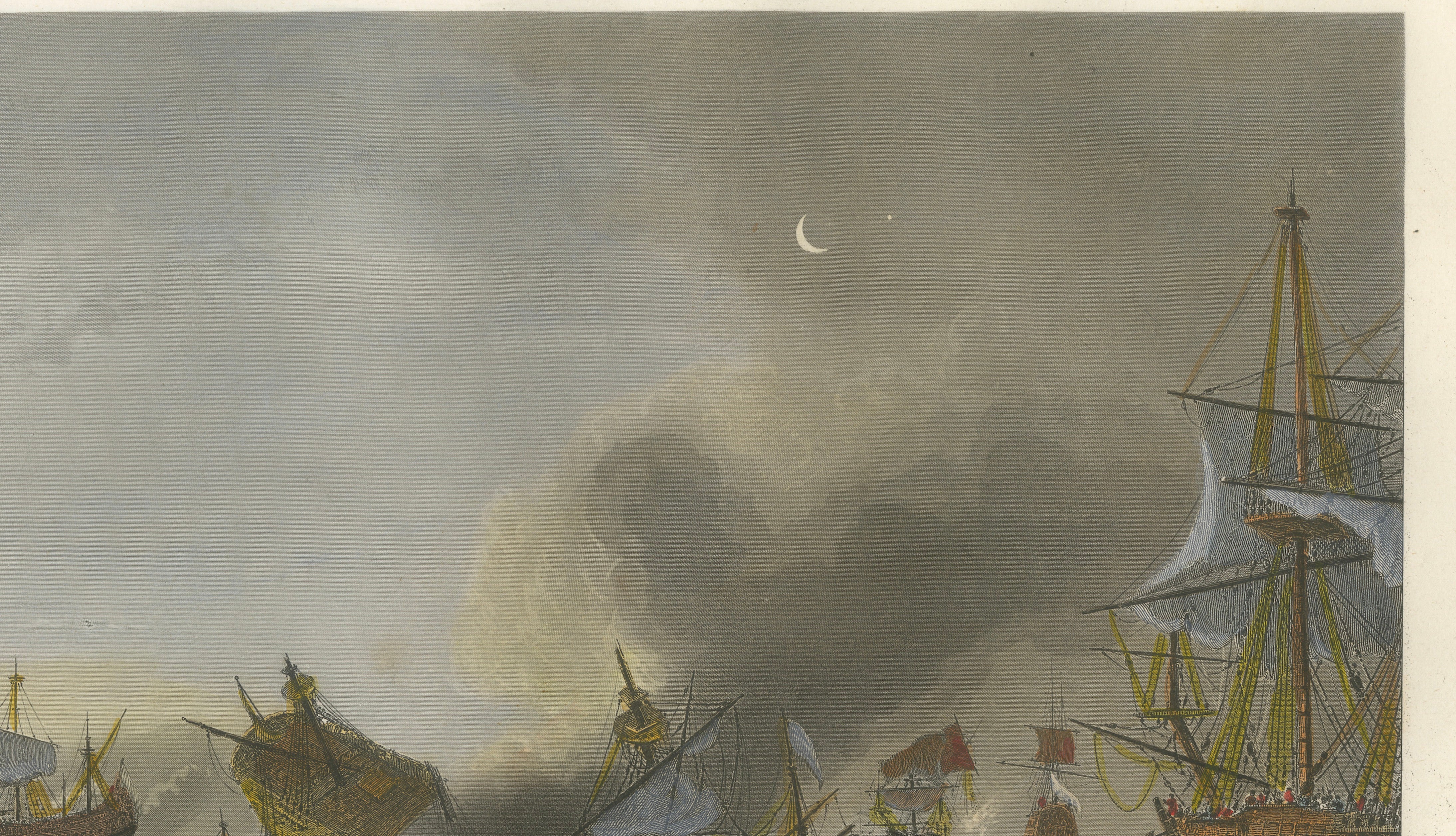 Coëtlogon Captures Four Dutch Warships off Lisbon, 1839
