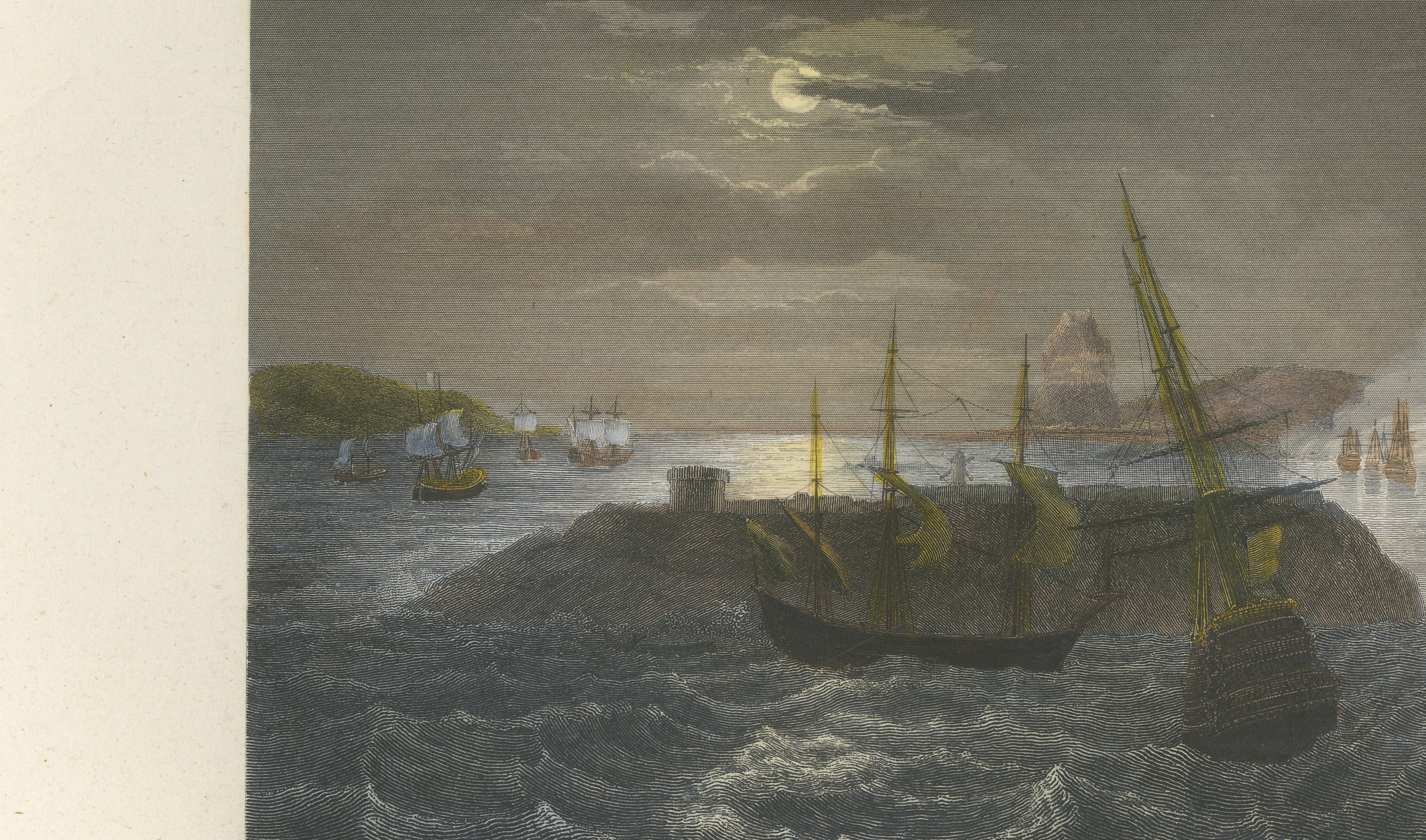 French Capture of Rio de Janeiro by Duguay-Trouin, 1838
