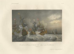 Chevalier Des Augers Fighting the Dutch after Gudin, c.1840
