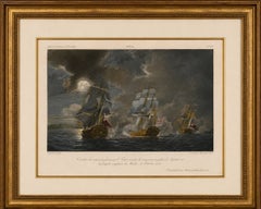 French Triton Fighting HMS Jupiter and Medea after Gudin, c.1840