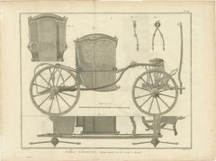 L'art de la construction des carrosses et des calèches françaises au XVIIIe siècle, d'après Lucotte, 1771