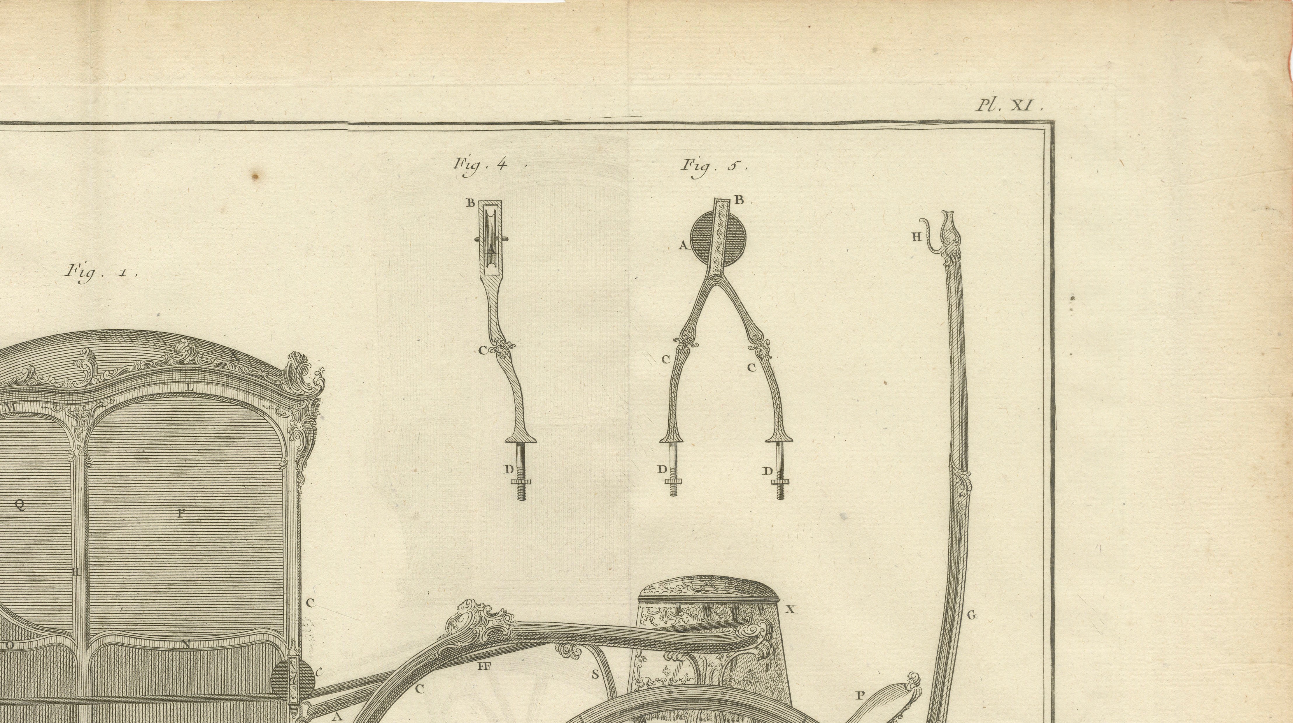 18th Century French Coach & Carriage Engineering after Lucotte, 1771