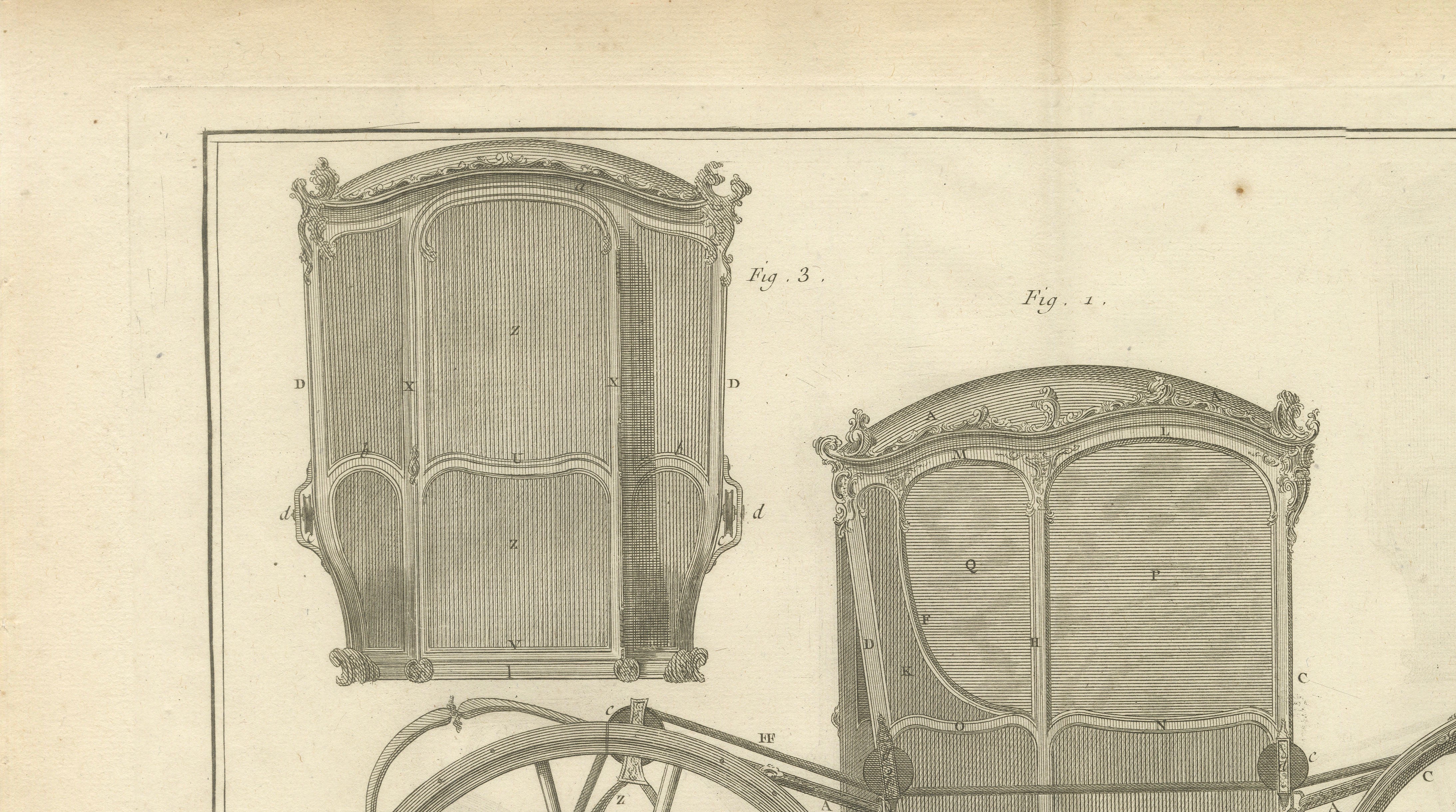 18th Century French Coach & Carriage Engineering after Lucotte, 1771