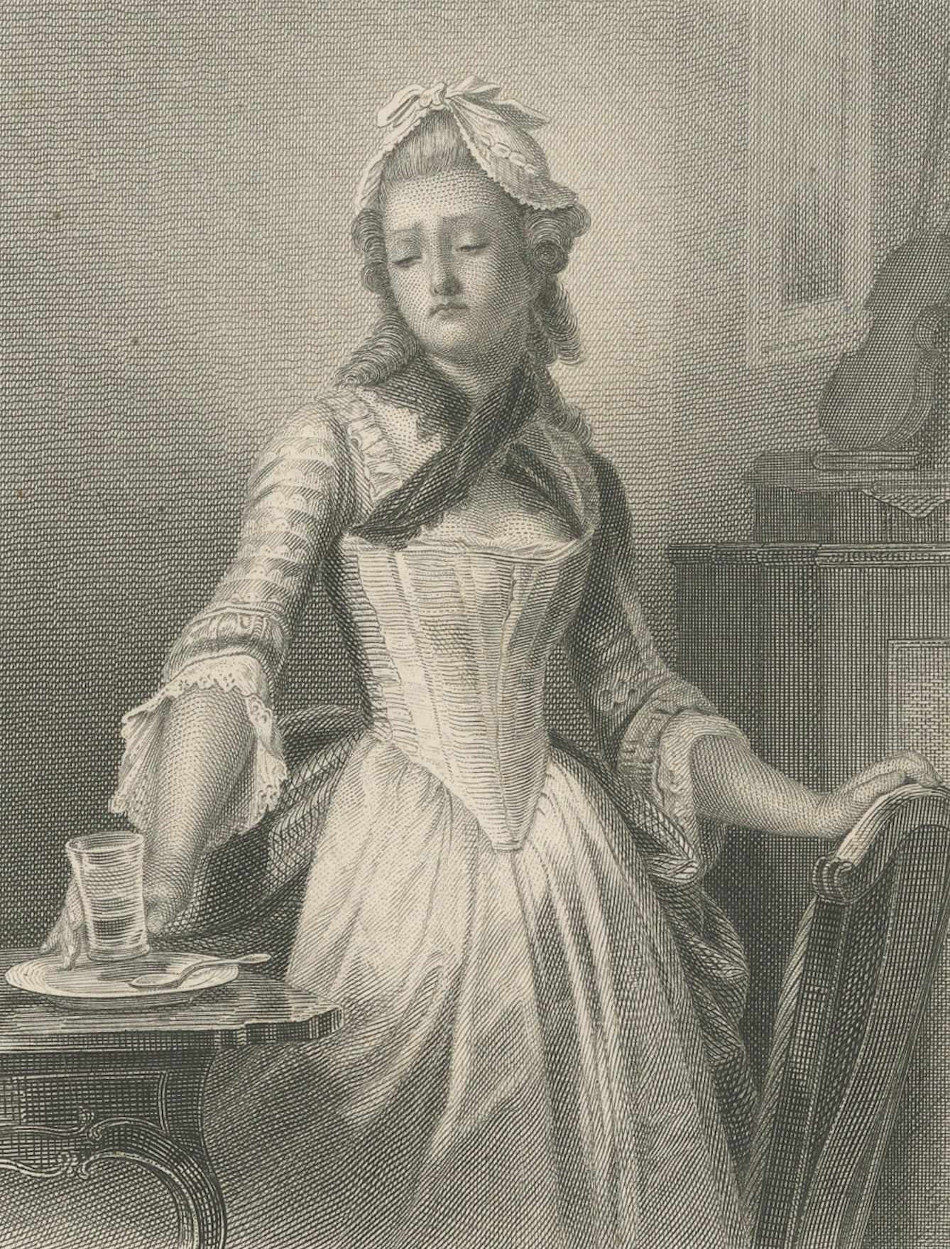 Luise Miller, Schiller’s Kabale und Liebe – German Steel Engraving, 1859