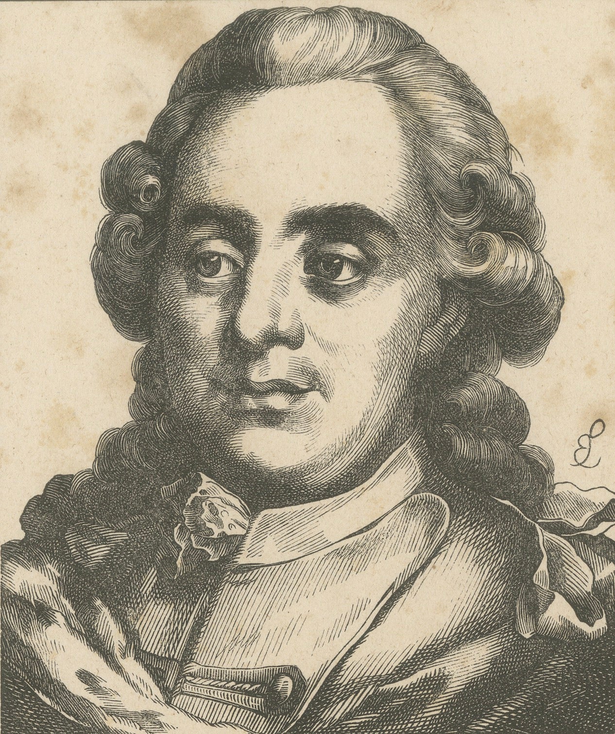 Ferdinand, Duke of Brunswick – German Military Portrait Engraving, c.1800