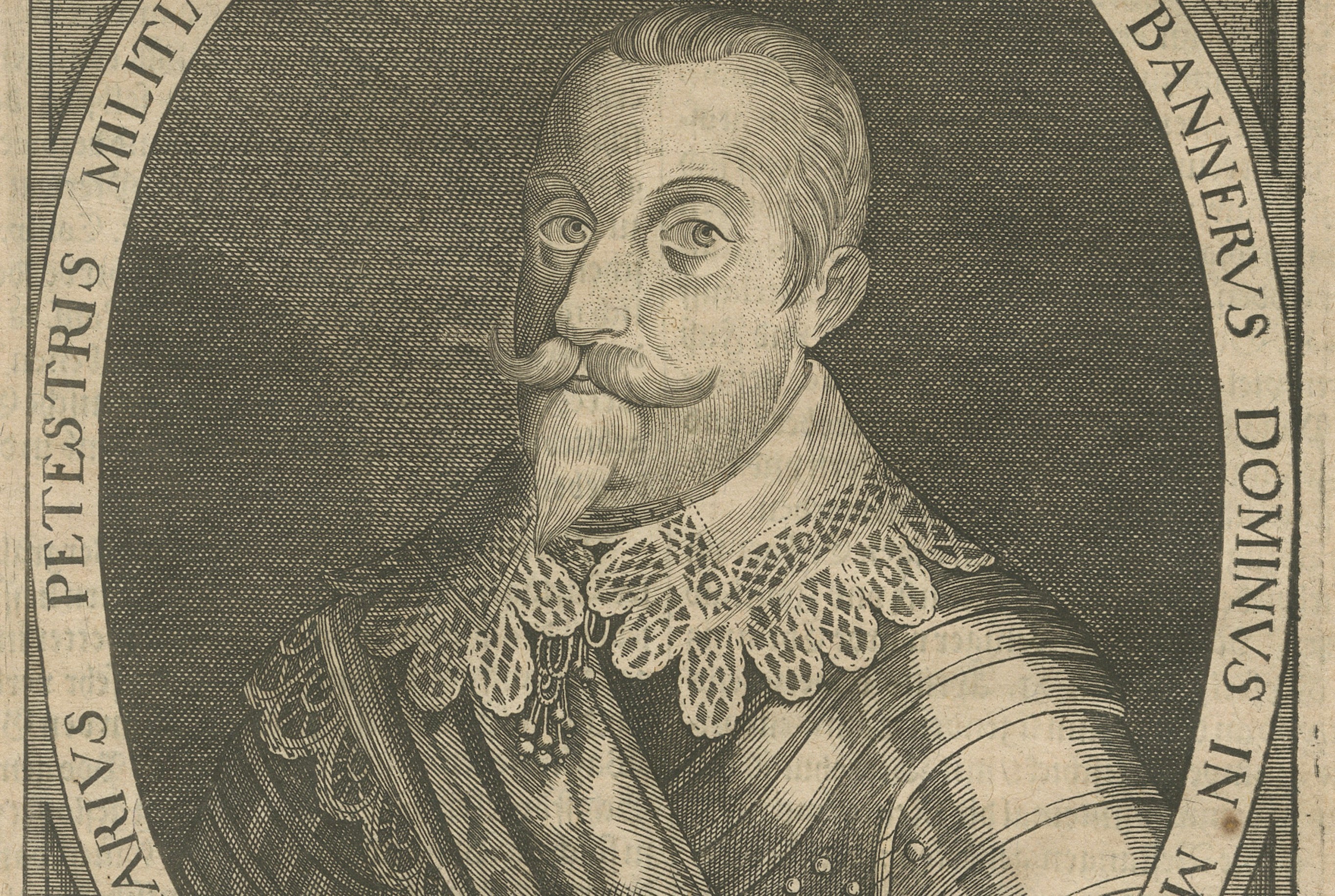Johann Banér, Swedish General of the Thirty Years’ War – Engraving, 1640