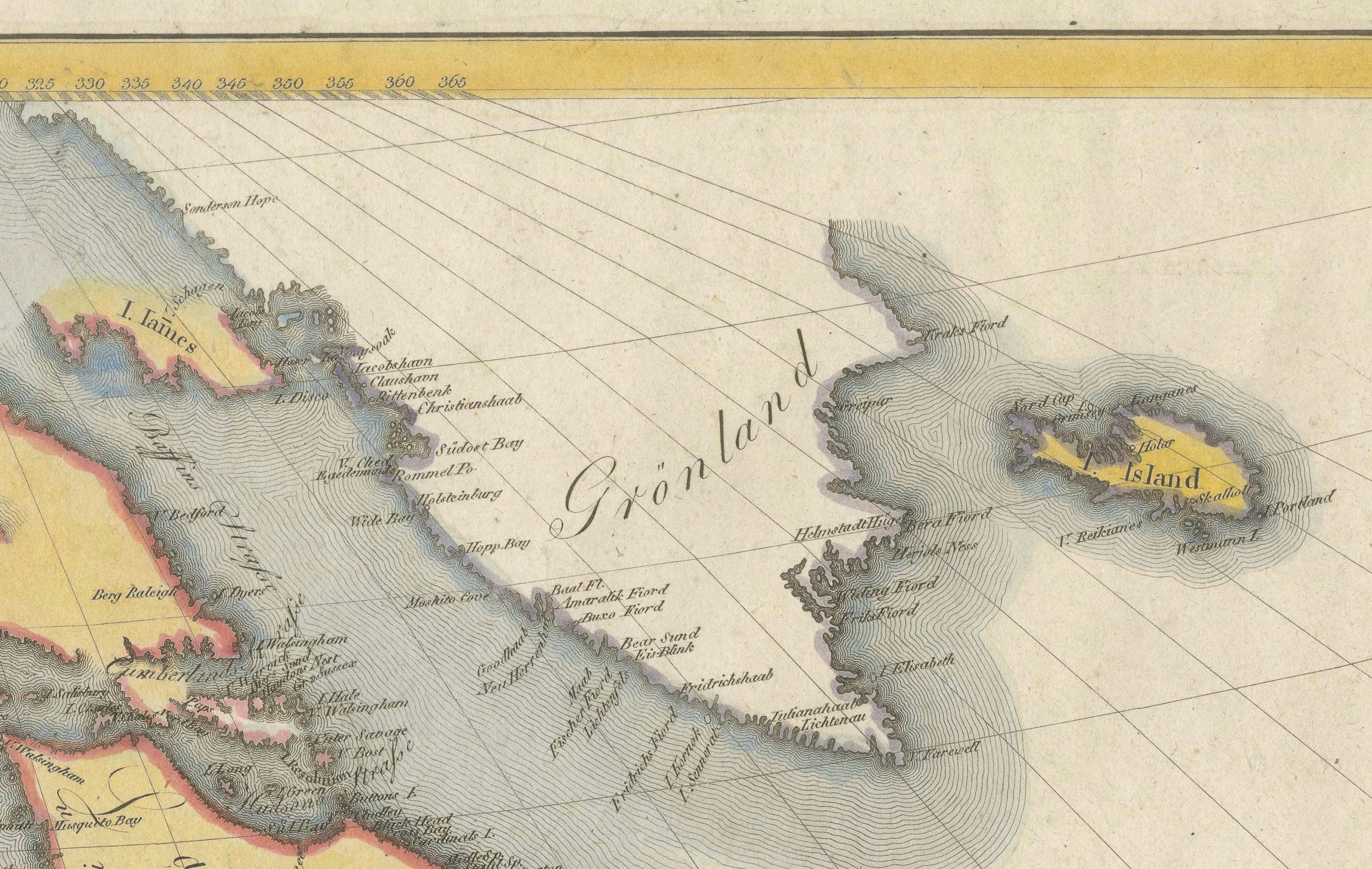 Large Antique Map of North America, United States & Canada, 1806