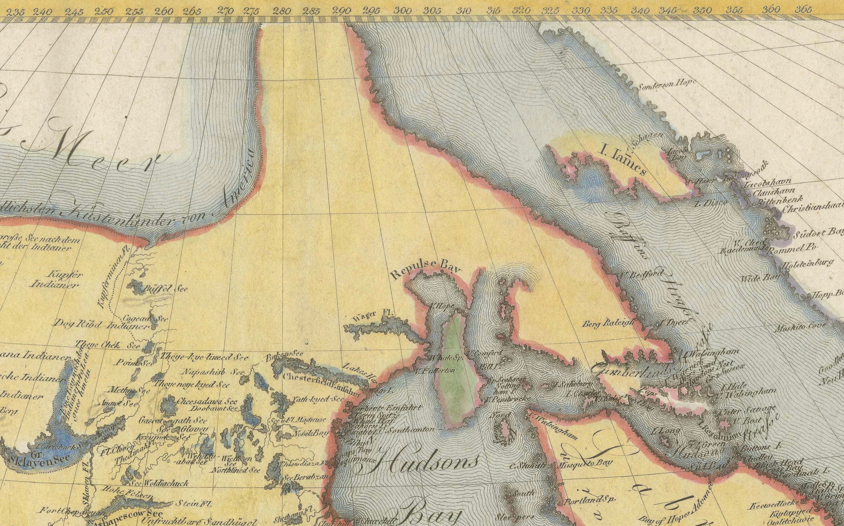 Large Antique Map of North America, United States & Canada, 1806