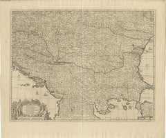 Large Map of the Habsburg–Ottoman War, Hungary & Balkans, 1729