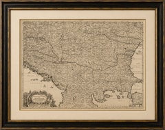 Large Map of the Habsburg–Ottoman War, Hungary & Balkans, 1729