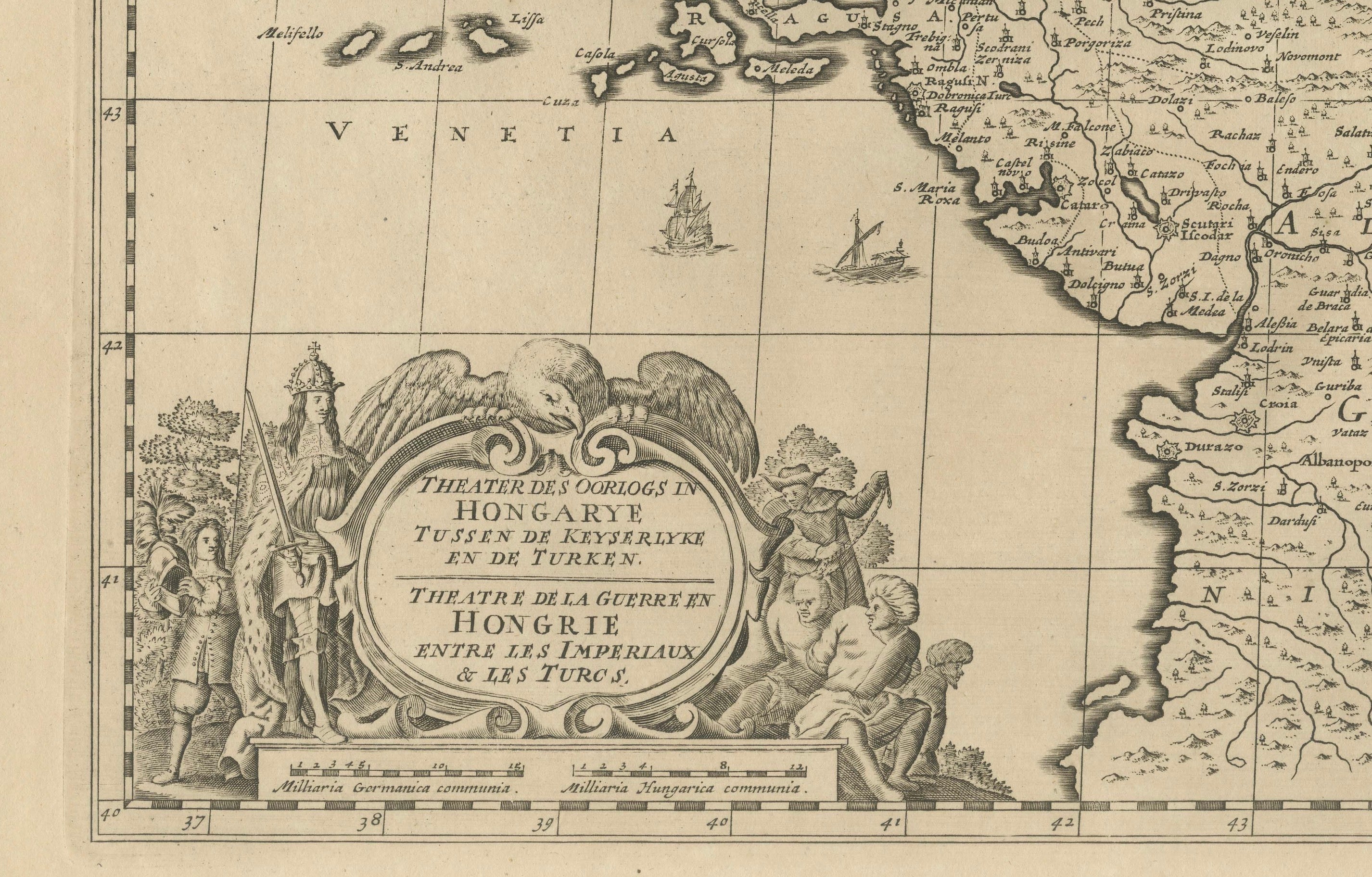 Large Map of the Habsburg–Ottoman War, Hungary & Balkans, 1729