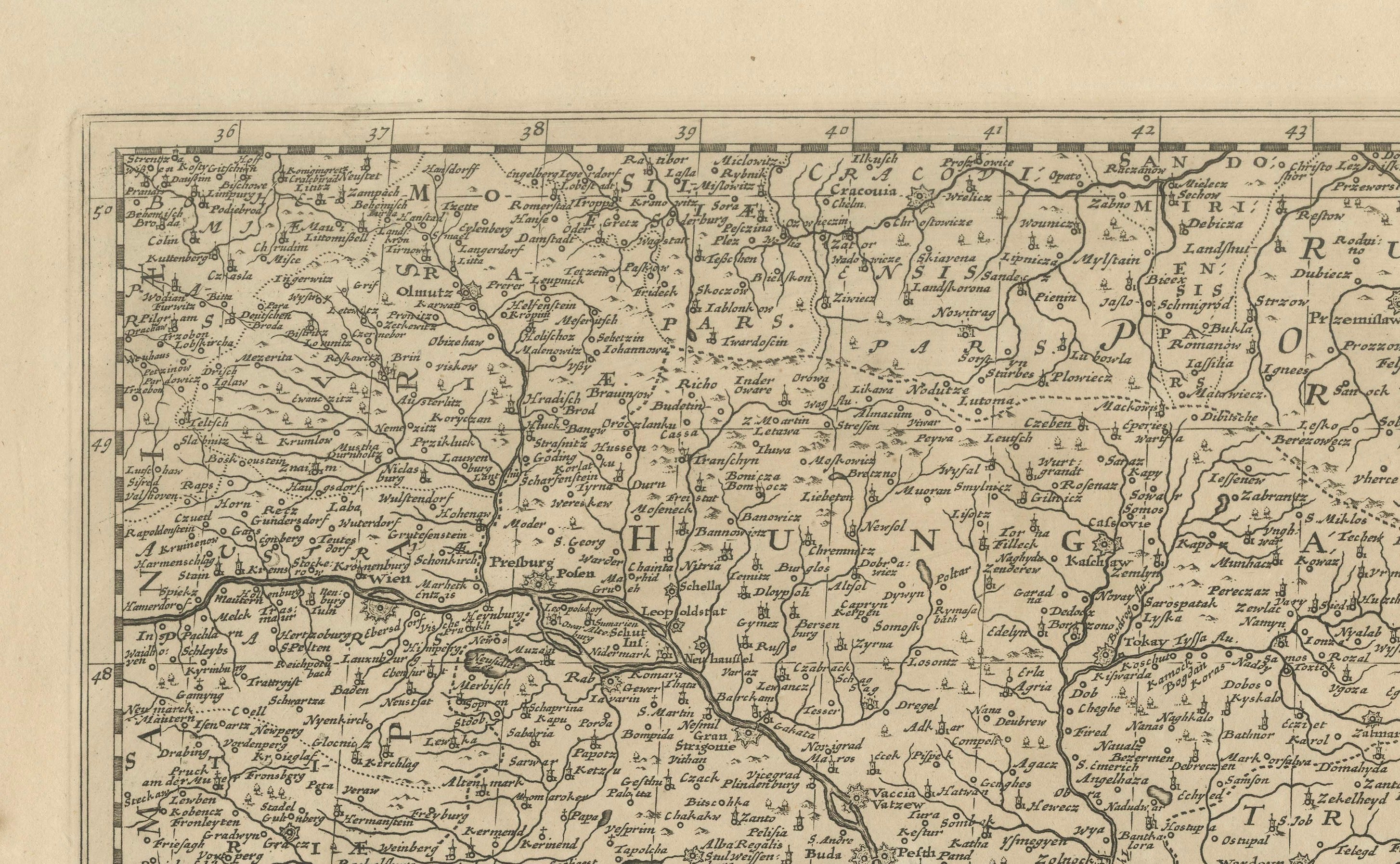 Large Map of the Habsburg–Ottoman War, Hungary & Balkans, 1729