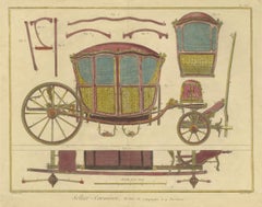 18th Century French Four-Door Berlin Carriage, Diderot, 1771