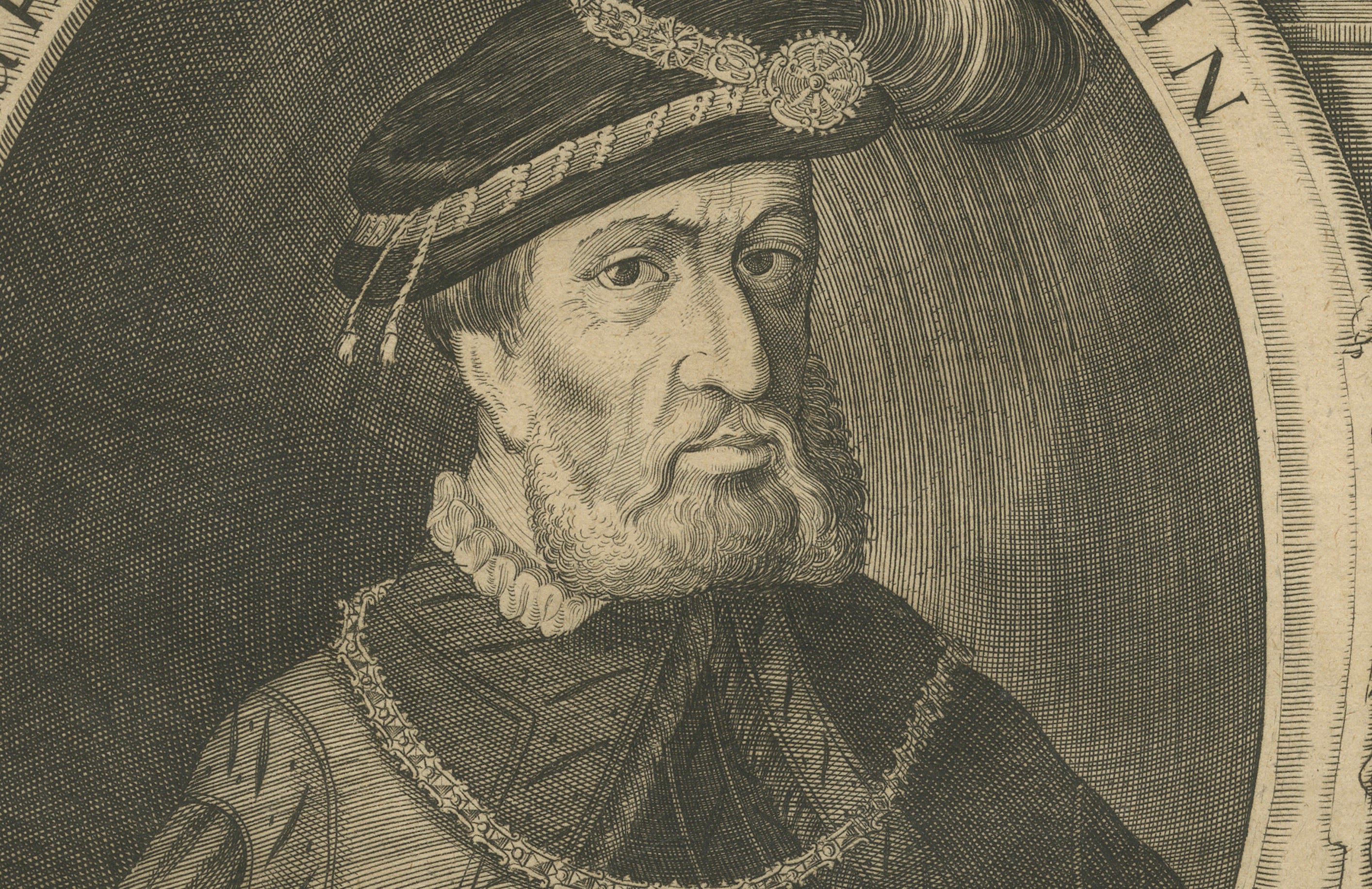 Heinrich II Duke of Brunswick-Lüneburg Portrait Engraving, c.1650