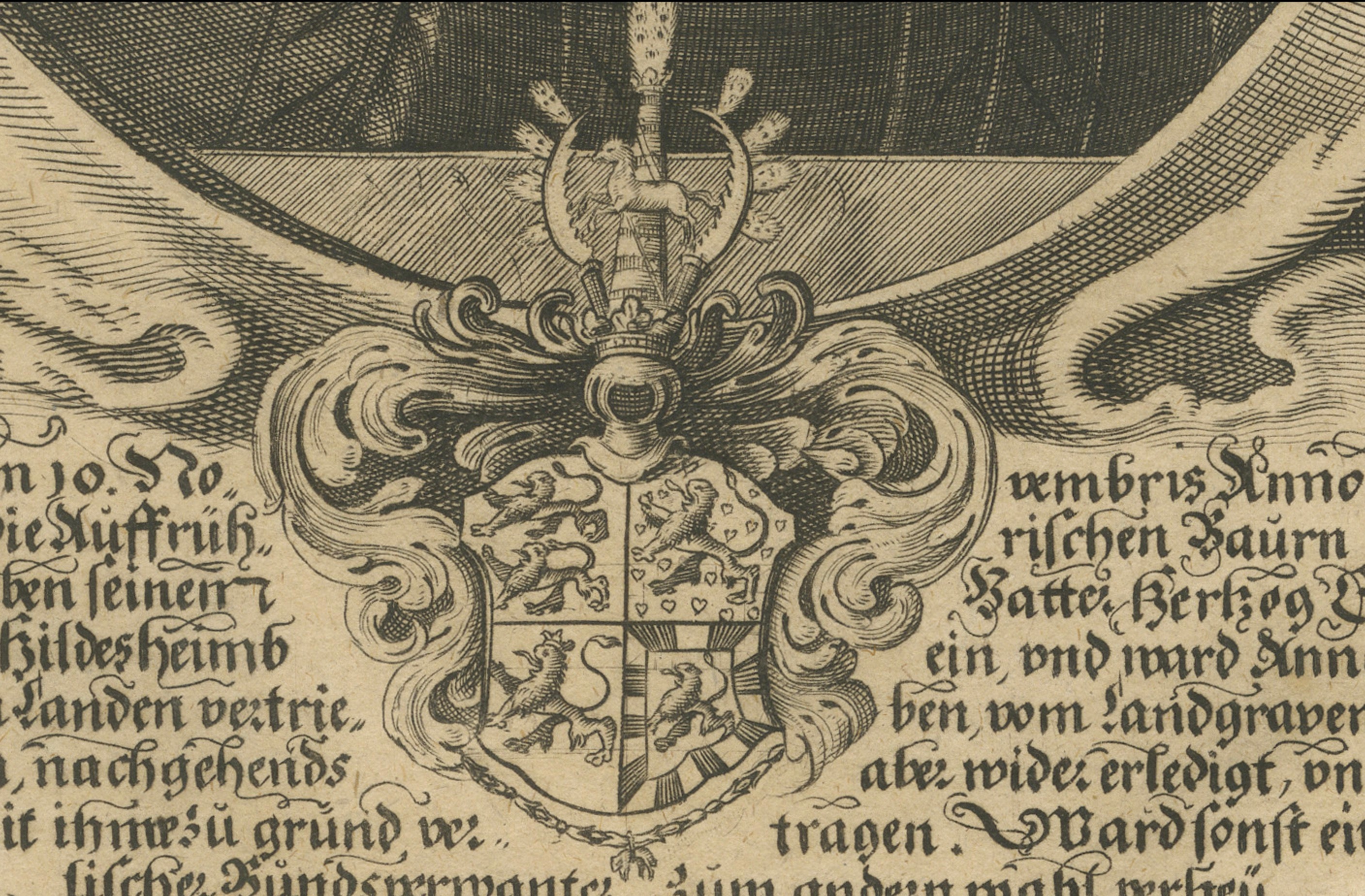 Heinrich II Duke of Brunswick-Lüneburg Portrait Engraving, c.1650