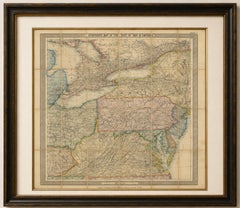 Karte der „Kriegsschauplätze“ des Amerikanischen Bürgerkriegs, veröffentlicht kurz nach der Schlacht von Bull Run, 1861