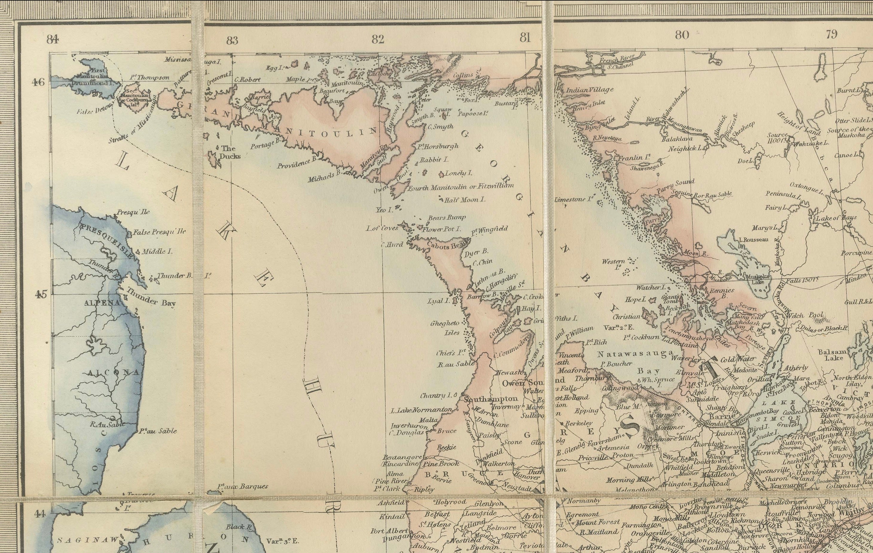 American Civil War “Seat of War” Map, Published Just After Bull Run, 1861