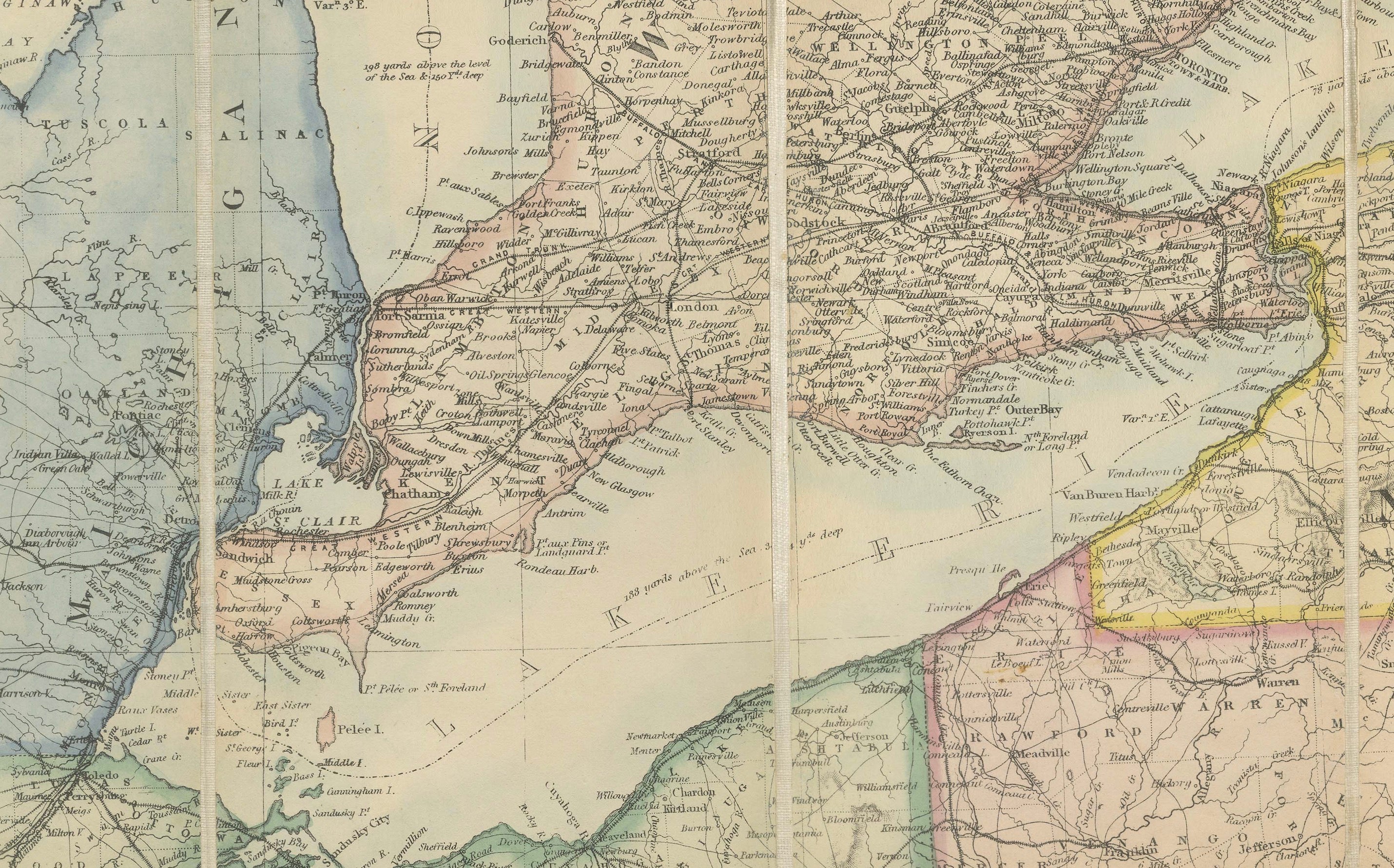 American Civil War “Seat of War” Map, Published Just After Bull Run, 1861