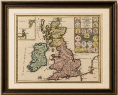 Ancient Britain & Ireland with Roman and British Coins, Weigel, 1718