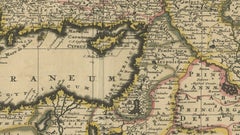 Antique Map of the Ottoman Empire by Frederik de Wit, Amsterdam, c.1710