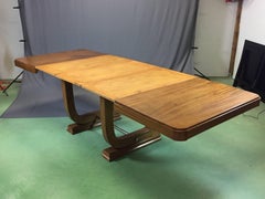 1930s Art Deco Mahogany Dinning Table