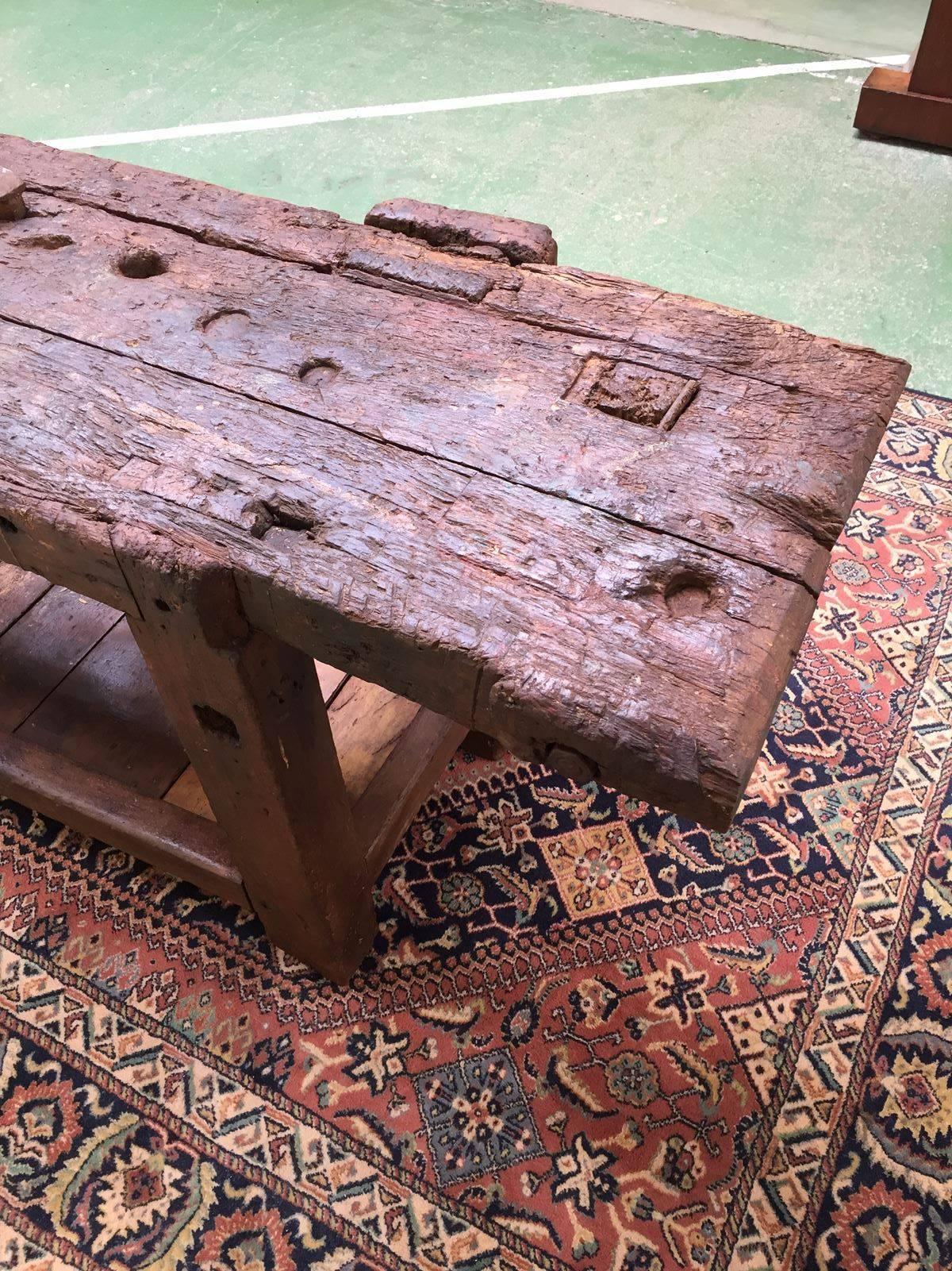 1930s Industrial Carpenter Table 2