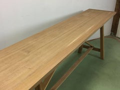 20th Comtemporary Oak Console