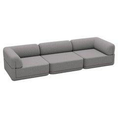 The Cube Sofa -- Sofa Lounge Set -- Grey Bouclé