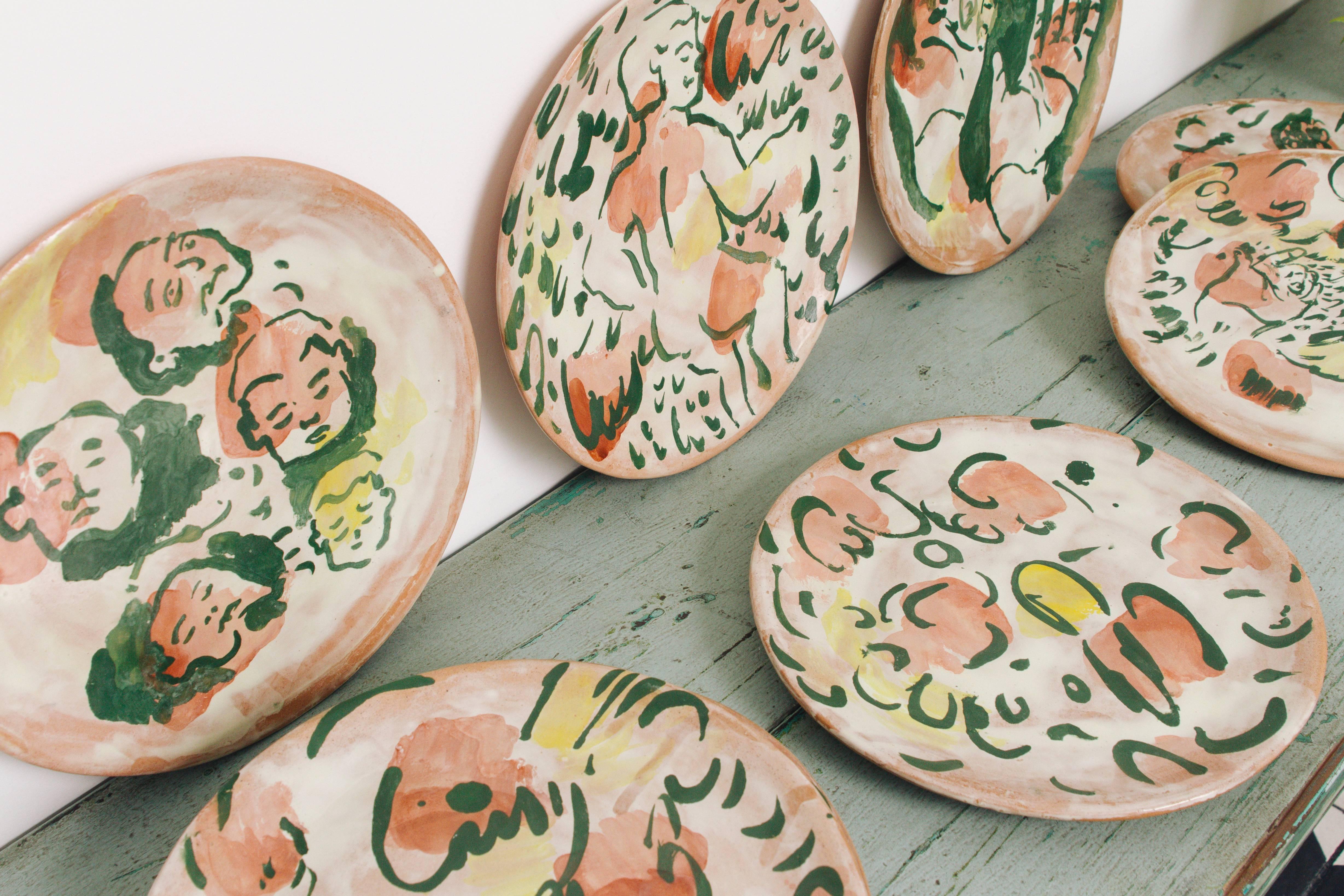 mexican clay dinnerware