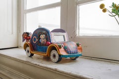 Mexican Folk Art Woodcarving Alebrije Nativity Set Beetle Traditional Art