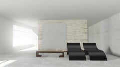 Contemporary ZEN Chaise Longue Chair in Carbon Fiber by FAD Milano