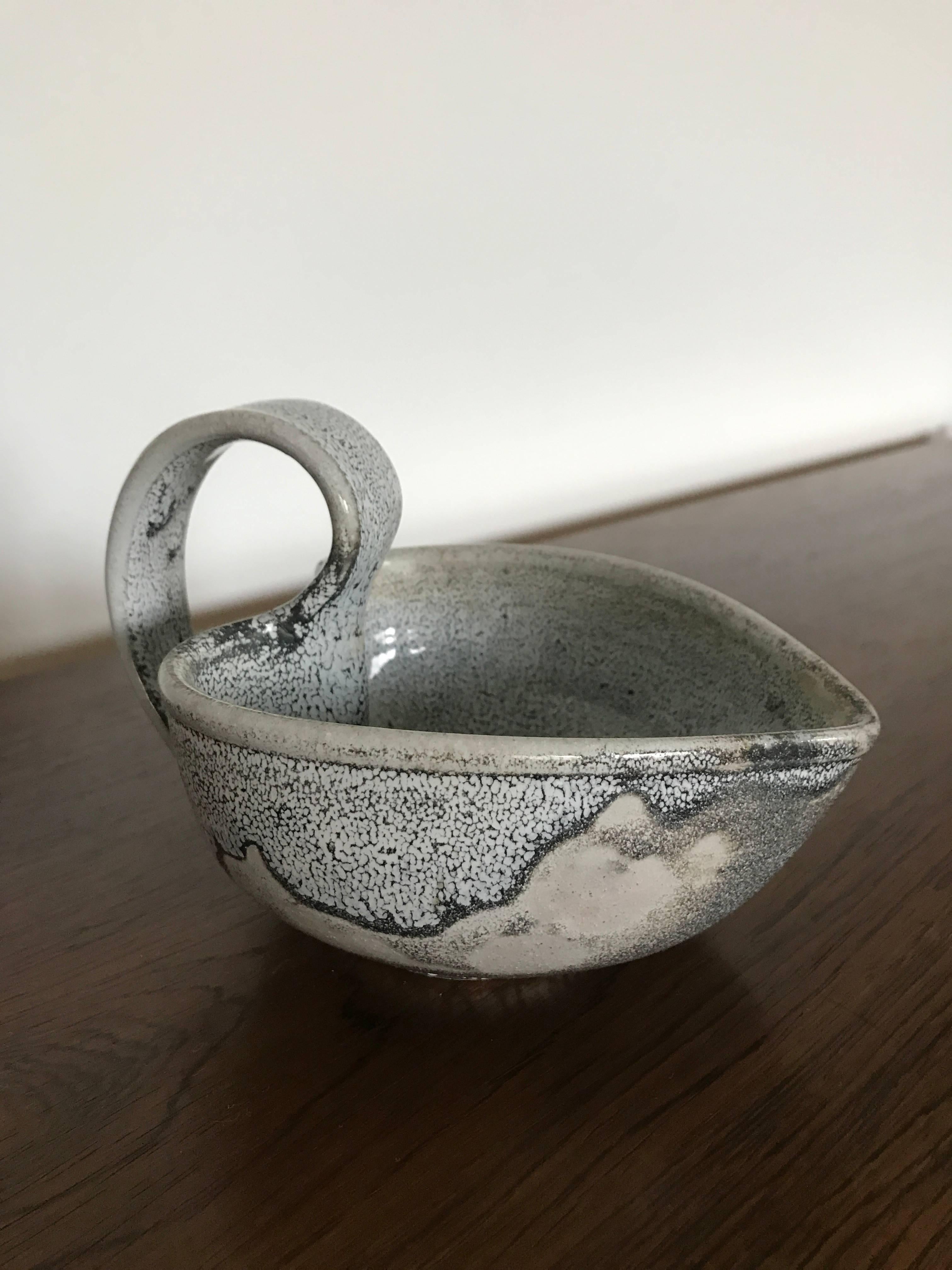 Glazed Stoneware Bowl from Kähler, Designed by Svend Hammershøi, 1930s, Denmark In Excellent Condition In Copenhagen, DK