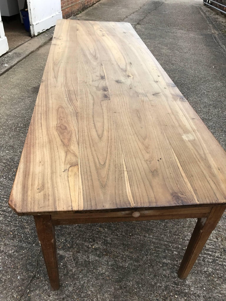 Early 19th Century Chestnut Antique Farmhouse Table