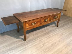 Server a tre cassetti in ciliegio antico del XVIII secolo