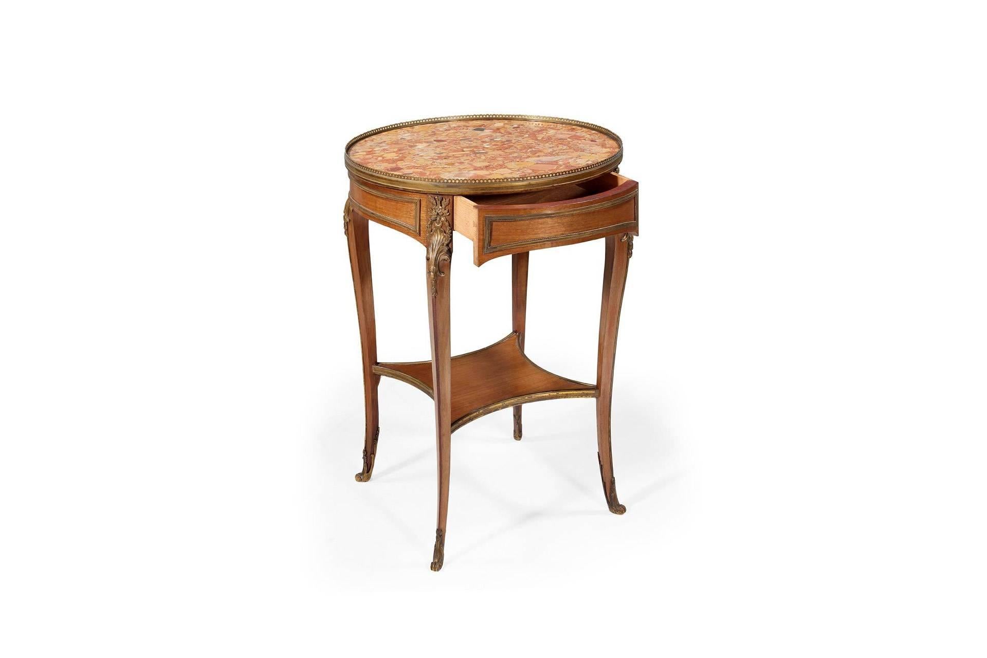Louis XV 19th Century Bouillotte Table For Sale