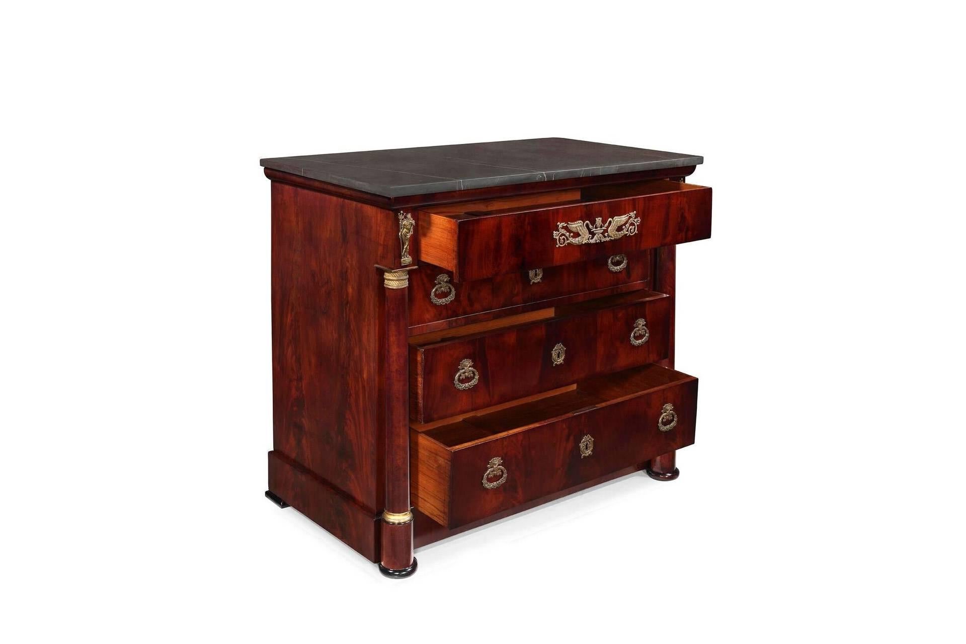 French 19th Century Empire Chest For Sale