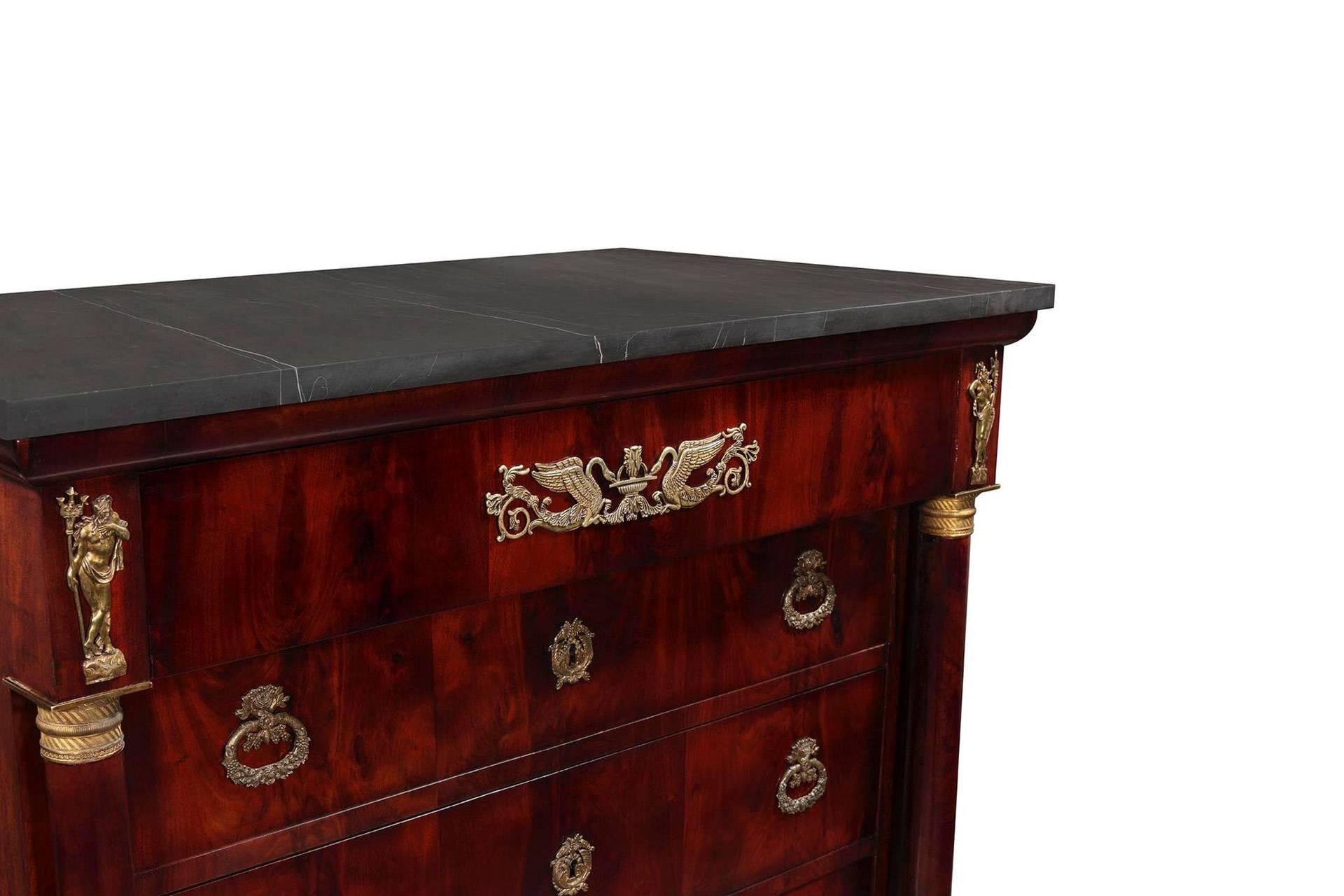 19th Century Empire Chest For Sale 1