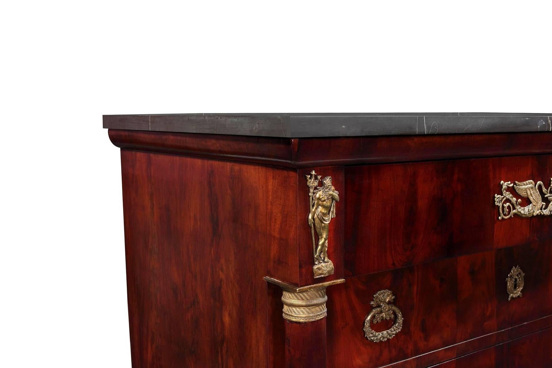 19th Century Empire Chest For Sale 2
