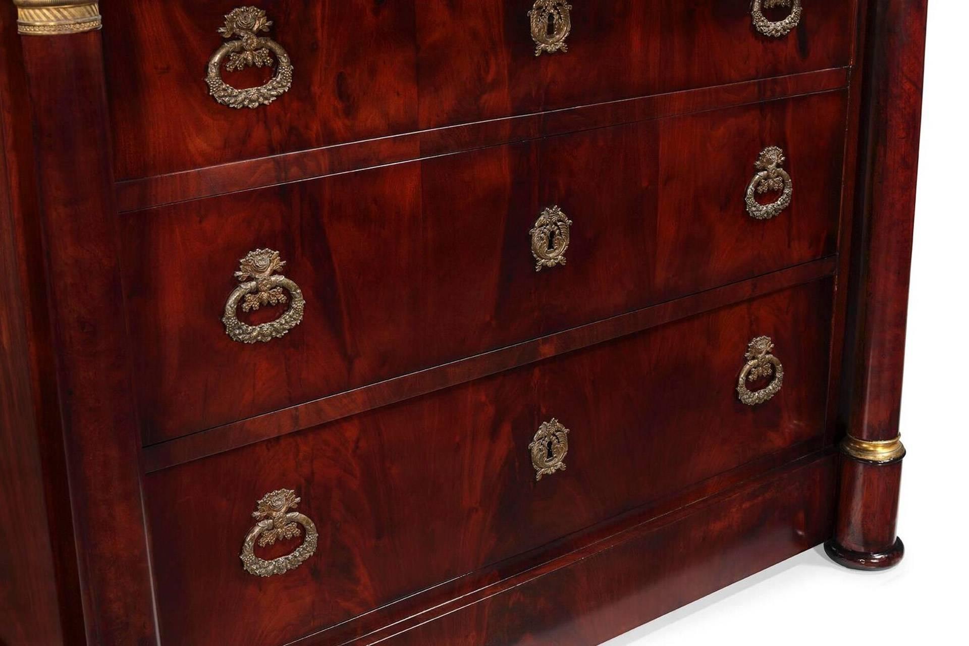 19th Century Empire Chest For Sale 3