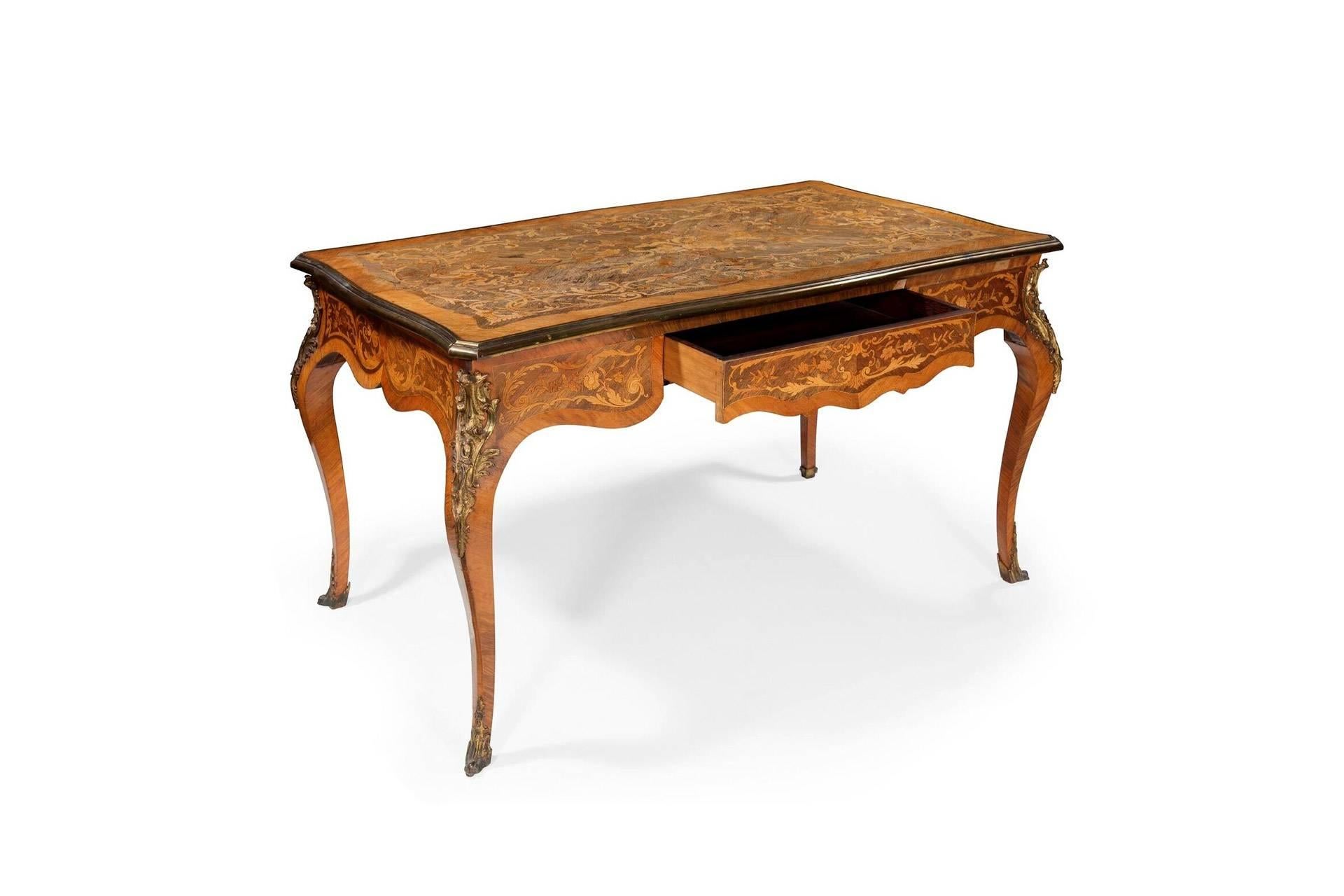 Napoleon III 19th Century Louis XV Bureau For Sale