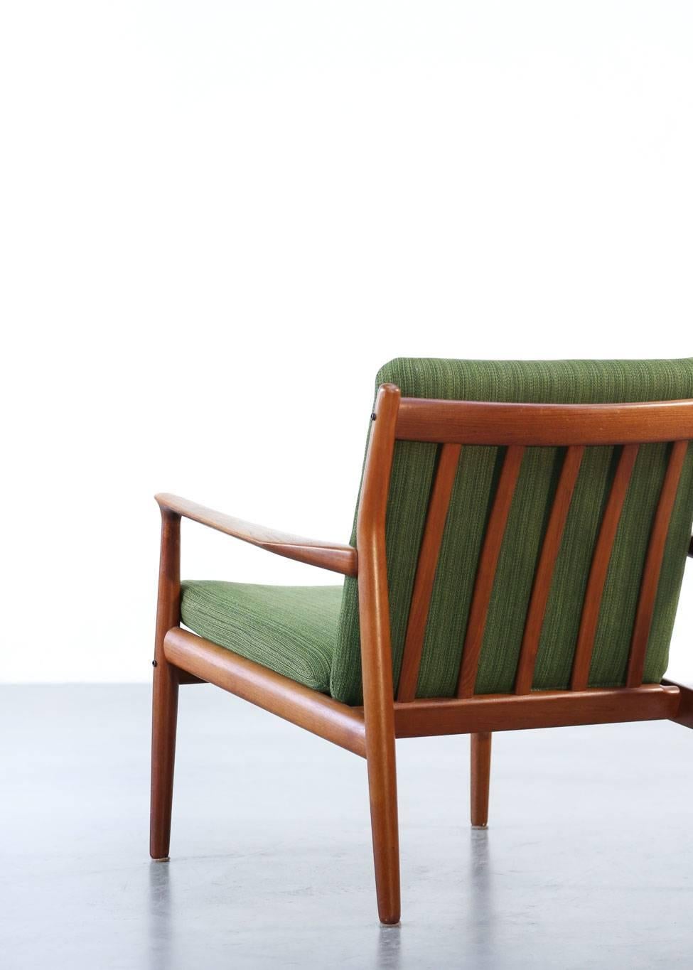 20th Century Danish Armchair by Grete Jalk Scandinavian Design Teak