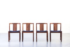 Set of Four Dining Chairs Attributed to Illum Wikkelsø Rosewood