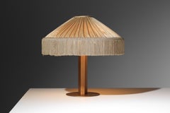 Danke Studio table lamp in brass with silk shade