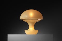 Large Italian beige Murano glass "mushroom" lamp from the 1940s - K005