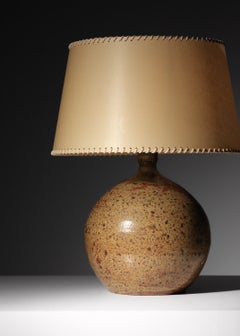 La Borne Pyrite Stoneware Sphere Lamp - J523